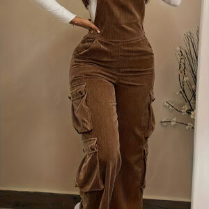 Jumpsuit — Corduroy Cargo Overalls