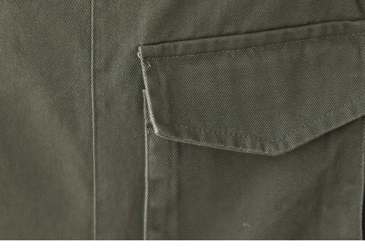 Jumpsuit — Cotton Scoop-Neck Wide Leg